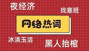 網(wǎng)絡(luò)新詞